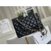 CHANEL CLASSIC FLAP 20CM Lambskin black lining (UPDATED NEW PICTURES) (BEST QUALITY REPLICA REPLICA)