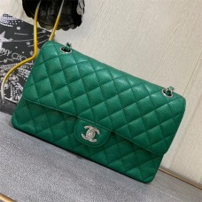 CHANEL CLASSIC FLAP 25CM WITH LASER MARKERS AND CARDS (BEST QUALITY REPLICA WITH REAL LEATHER)