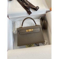 HERMES Mini KELLY 2, 19CM with Gold Hardware (BEST QUALITY REPLICA)