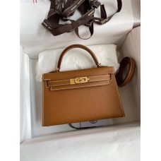 HERMES Mini KELLY 2, 19CM with Gold Hardware (BEST QUALITY REPLICA)