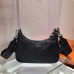 Prada 1BH204 nylon Hobo 23X17X6.5cm