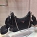 Prada 1BH204 nylon Hobo 23X17X6.5cm