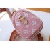 Louis Vuitton Nano Speedy pink bag M81213   16.0 x 11.0 x 9.0 cm