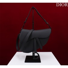 Dior saddle 25.5*20*6.5cm so black leather