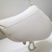 Dior saddle 25.5*20*6.5cm so white leather