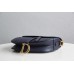 Dior saddle 25.5*20*6.5cm gold black leather