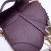 Dior saddle 25.5*20*6.5cm gold brown purple leather