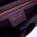 Dior saddle 25.5*20*6.5cm gold brown purple leather