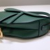 Dior saddle 25.5*20*6.5cm gold green leather