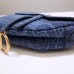 Dior saddle 25.5*20*6.5cm classic  oblique blue