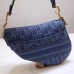 Dior saddle 25.5*20*6.5cm classic  oblique blue