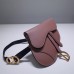 Dior saddle 25.5*20*6.5cm silver black leather