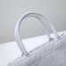 Dior book tote white oblique 26.5*21*14cm small