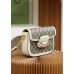 Gucci Horsebit 1955 20.5*14.5*5cm monogram white