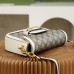 Gucci Horsebit 1955 20.5*14.5*5cm monogram white