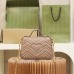 Gucci GG Marmont Mini 21*15.5*8cm pink gold