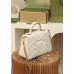 Gucci GG Marmont 27*19*10.5cm white gold