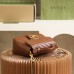 Gucci GG Marmont Mini 21*15.5*8cm brown gold