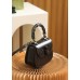 Gucci Mini Bambo 17*12*7cm black leather