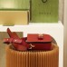 Gucci Horsebit 1955 25*18*8cm red leather