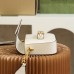 Gucci Horsebit 1955  white leather 20.6*14.4*5.1cm