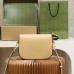 Gucci Horsebit 1955  cream leather 20.6*14.4*5.1cm