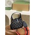 Gucci Jackie 1961 Black Denim 19*13*3cm