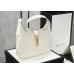 Gucci Jackie 1961 27.5*19*4cm white leather