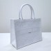 Dior book tote 42*36*18cm white obilique