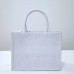 Dior book tote 42*36*18cm white obilique