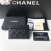 Chanel wallet card holder  AP2167 11×7×1cm so black