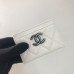 Chanel wallet card holder  AP2167 11×7×1cm white