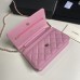 Chanel WOC pink bag 19.5*12*3.5cm caviar