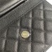 Chanel WOC black bag 19.5*12*3.5cm caviar