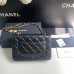 Chanel WOC black bag 19.5*12*3.5cm lambskin