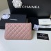 Chanel wallet pink bag 20x12.2x1cm