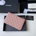 Chanel wallet pink bag 20x12.2x1cm