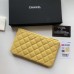 Chanel wallet yellow bag 20x12.2x1cm