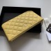 Chanel wallet yellow bag 20x12.2x1cm