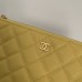 Chanel wallet yellow bag 20x12.2x1cm