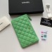 Chanel wallet green bag 20x12.2x1cm