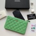 Chanel wallet green bag 20x12.2x1cm