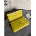 Chanel WOC gold ball 19cm yellow lambskin