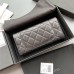 Chanel wallet black 19×h10.5×3cm