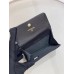 Chanel wallet card holder  black caviar 11-8.5-3cm