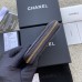 Chanel wallet black lambskin W11×H7.5×2cm