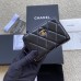 Chanel wallet black lambskin W11×H7.5×2cm