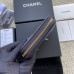 Chanel wallet black gold W11×H7.5×2cm caviar