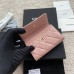 Chanel wallet pink w15×h10×d2.5 lambskin