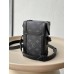 Louis Vuitton VERTICAL TRUNK  M82077   10.7x17.5x6.8cm black monogram